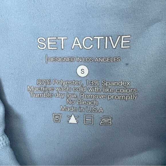 Set Active luxform high rise leggings Blue Size S - Picture 5 of 5